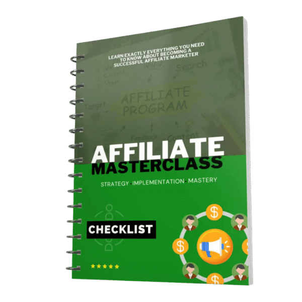 Combo Affiliate Masterclass – Guia + Curso em Vídeo de Marketing de Afiliados